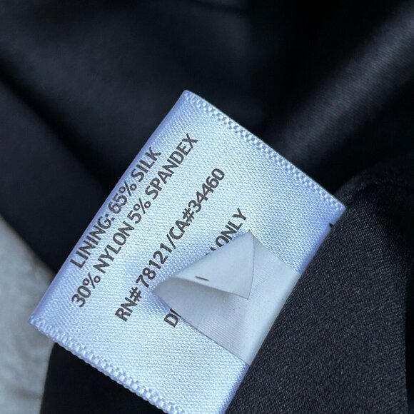 Eileen Fisher Womens Small Full Zip Long Sleeve Basic Jacket Black Ramie Blend - Picture 5 of 9